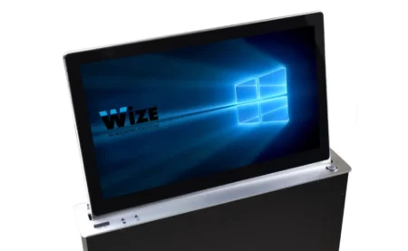 Моторизированный выдвижной монитор Wize Pro WR-15GF Touch silver
